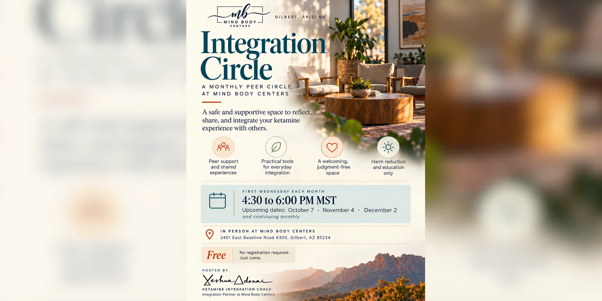 ketamine integration circle in Gilbert AZ